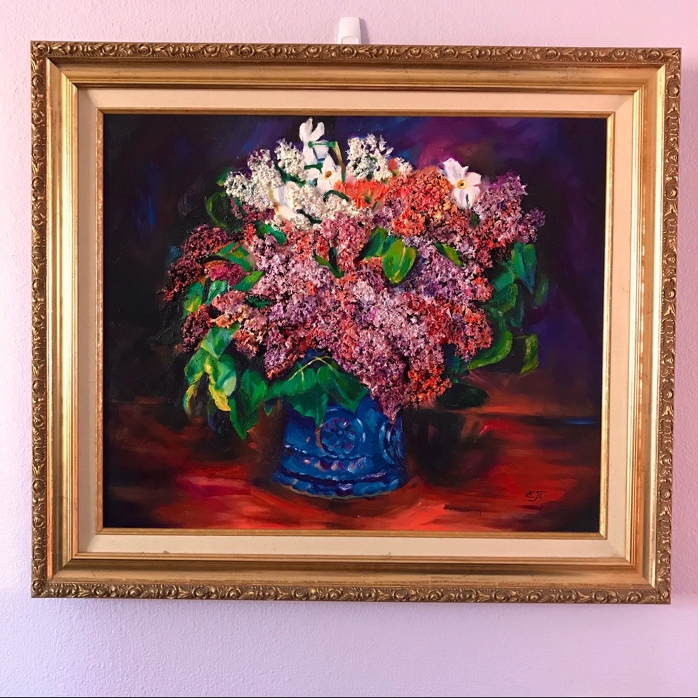 Multimedia original painting on canvas